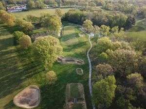 St Louis CC 2nd Hole Aerial